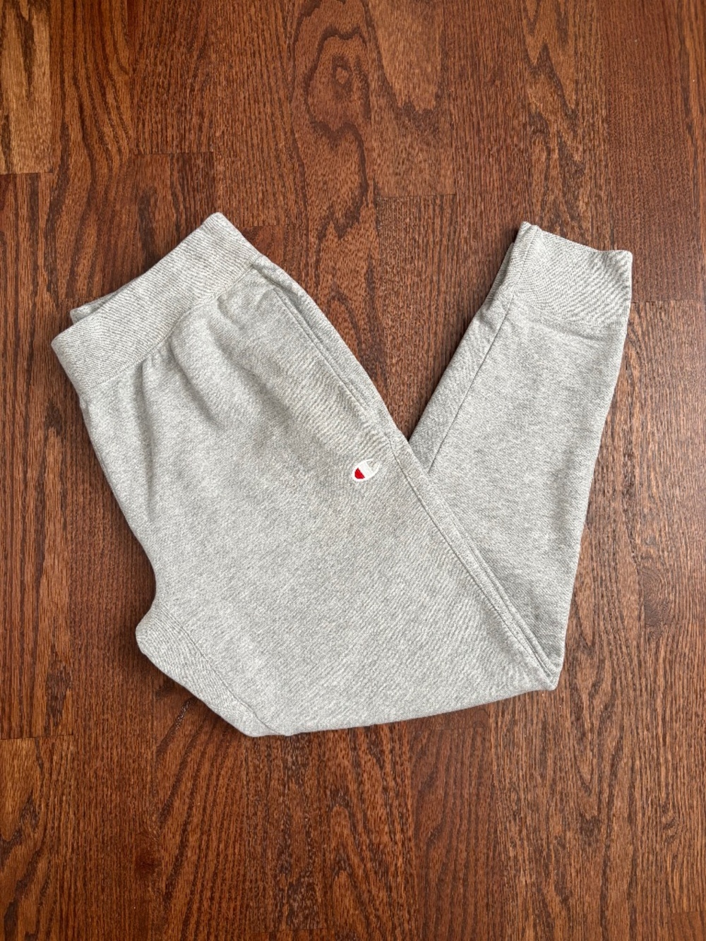 Champion Reverse Weave Sweatpants Men’s Large Gray Jogger Pants Embroidered Logo
